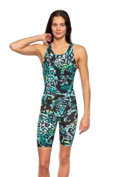 Mad Wave Revolt Women Kneeskin A1 Open Back Kadın Yarış Mayosu        madM0265-01-A1W