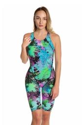 Mad Wave Yarı Profesyonel Kız Çocuk Yarış Mayosu Revolution S5 - M0264-05-S5W-Yeşil-10-11 YAŞ