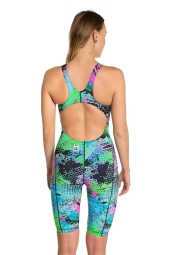 Mad Wave Yarı Profesyonel Kız Çocuk Yarış Mayosu Revolution S5 - M0264-05-S5W-Yeşil-10-11 YAŞ