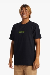 Quiksilver Island Sunrise Siyah Erkek Günlük Tişört 