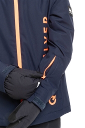Quiksilver Morton Erkek Snowboard Su Geçirmez Lacivert Kayak Montu