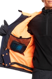 Quiksilver Morton Erkek Snowboard Su Geçirmez Lacivert Kayak Montu