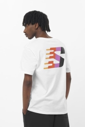 Salomon Furious Erkek Beyaz Tişört - LC2358200-Beyaz-M