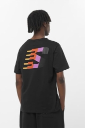 Salomon Furious Erkek Siyah Tişört - LC2358100-Siyah-M