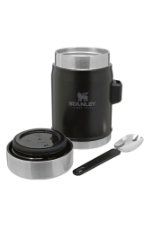 Stanley 0.41L Klasik Siyah Vakumlu Kaşıklı Yemek Termosu