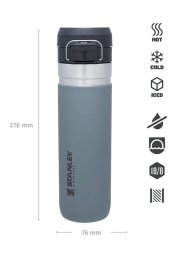 Stanley Go Quick Flip Paslanmaz Açık Mavi Çelik Termos 0.70 Lt