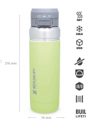 Stanley Go Quick Flip Paslanmaz Açık Yeşil Çelik Termos 0.70 Lt