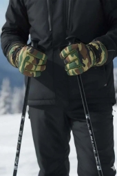 Suyutti Erkek Kamuflaj Şişme Kar Eldiveni K424-17 