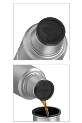 Thermos Gümüş Termos Staınless King Large 1.2L