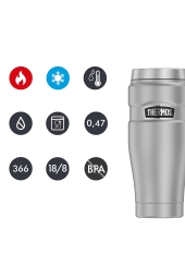 Thermos Gümüş Termos Stainless King Mug 0,47L