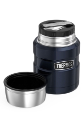 Thermos Siyah 470 ml Çelik Yemek Termosu