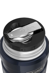 Thermos Siyah 470 ml Çelik Yemek Termosu