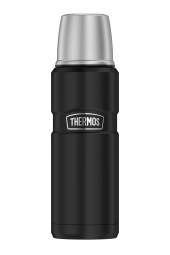 Thermos Siyah Termos Staınless King Large 1.2L