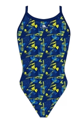 Turbo Bador Natacıon Happy Girl Kız Çocuk Mayosu 5556614-1004