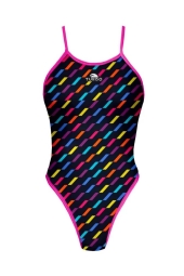 Turbo Bador Natacıon Happy Girl Revolution Kız Çocuk Yüzme Mayosu 5556614-1001