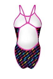 Turbo Bador Natacıon Happy Girl Revolution Kız Çocuk Yüzme Mayosu 5556614-1001