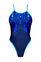 Turbo Bador Natacıon Happy Revolution Bluromb Kız Çocuk Mayosu 5556614-1007