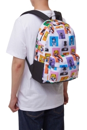 Vans Okul Sıft Çantası Sailor Moon Laptop Bölmeli 22 Lt.  Boyutlar : 42x32x12 cm